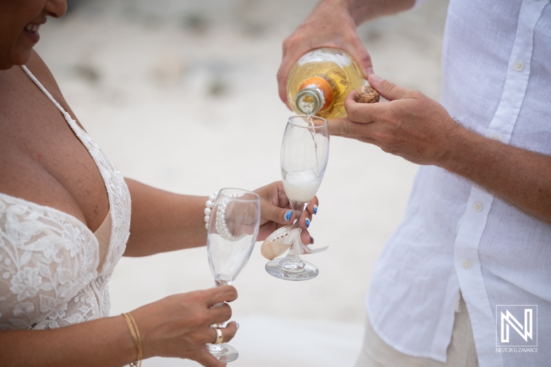 Wedding Celebration by the Caribbean Sea