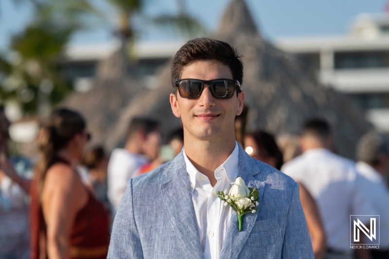 Groom waiting for bride