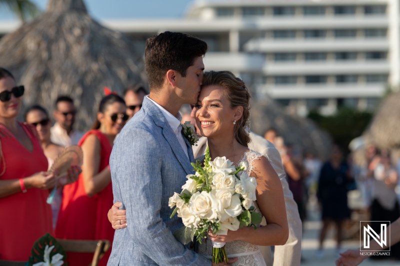 Bride and groom first impression
