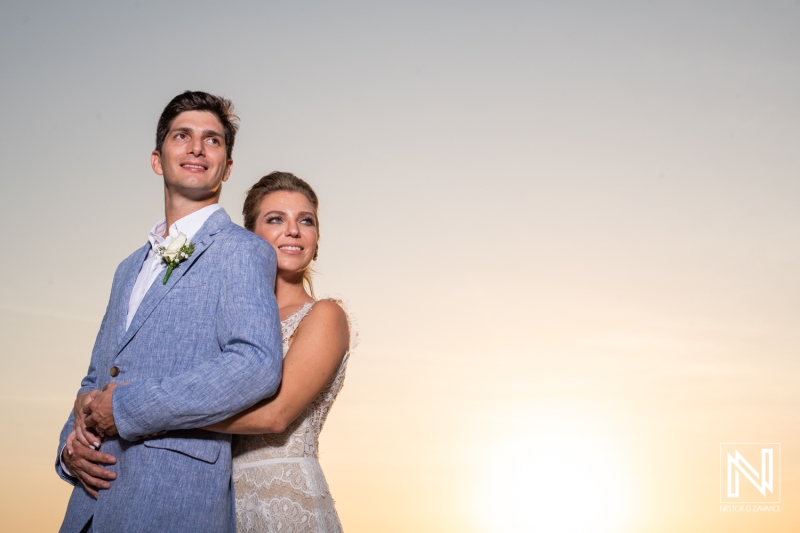 Wedding sunset photo session