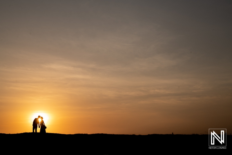 Wedding sunset photo session