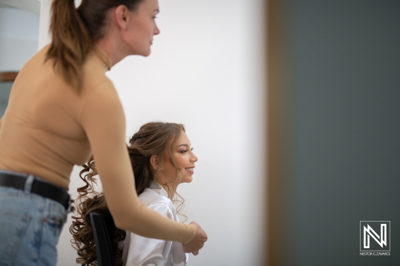 Bridal hair