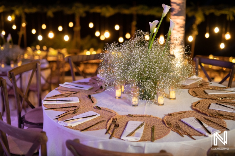 Reception decor