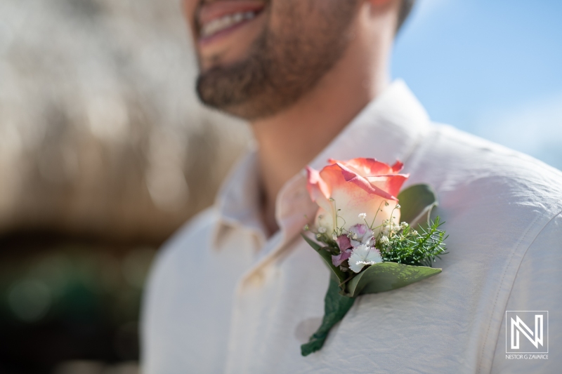 Groom's boutonniere