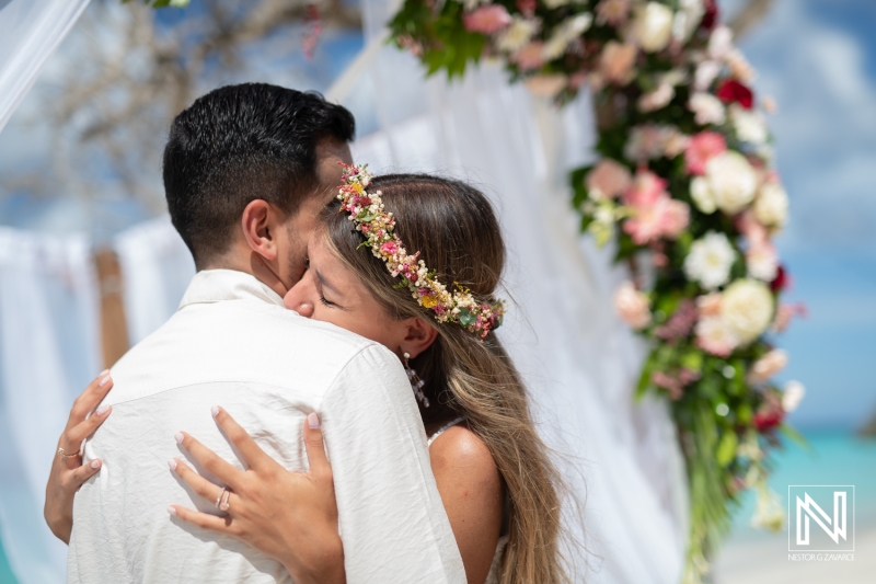 Couple's hug