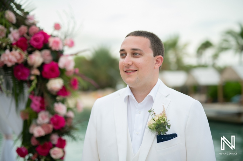 Groom waiting for the bride