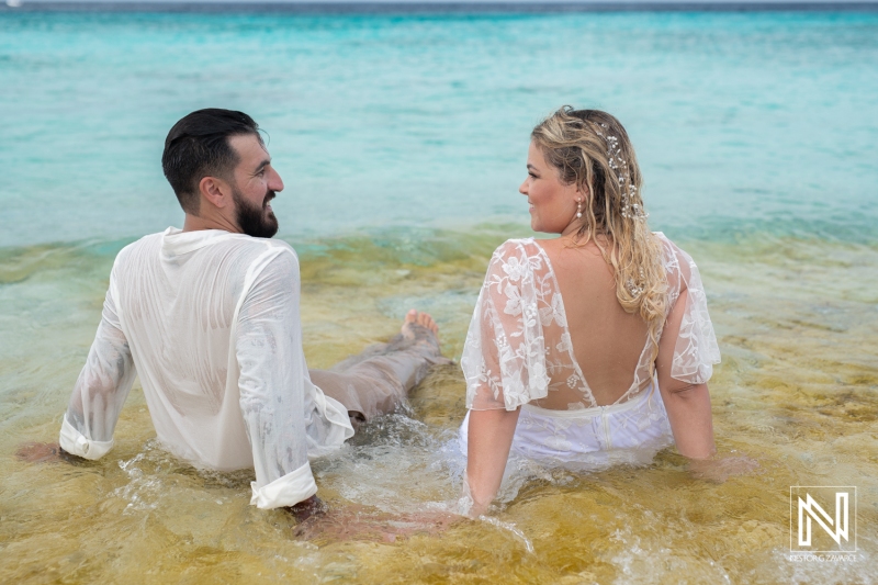 Bride and groom photoshoot