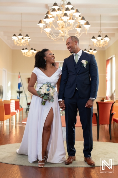 Couple at the civil registry