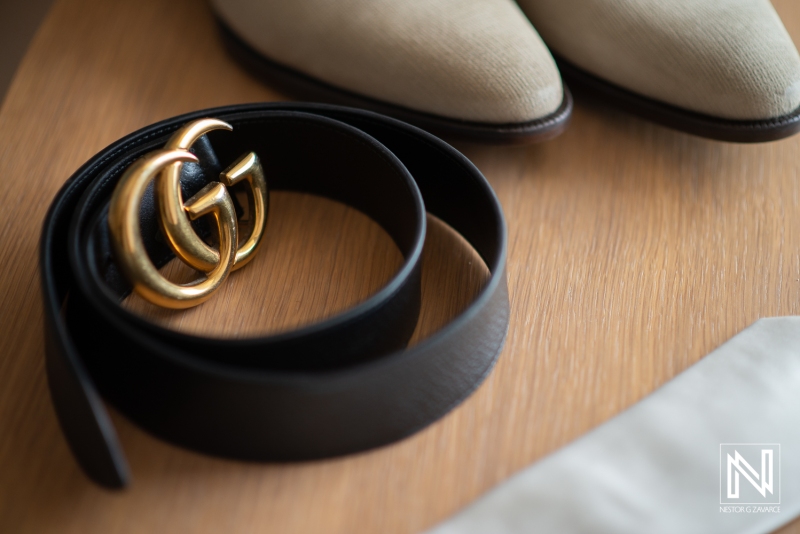 Groom's shoes and belt