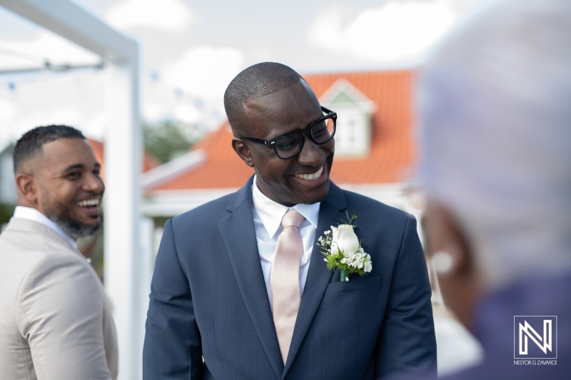 Groom waiting for the bride