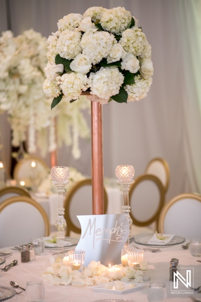 Reception decor