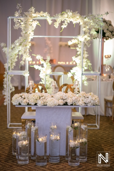 Reception decor