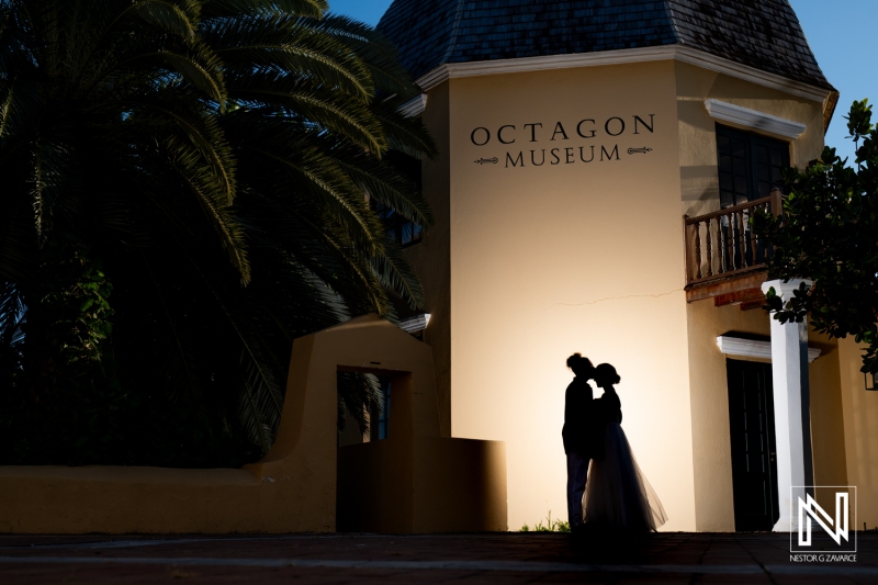 Bride and groom photoshoot session at Avila Beach Hotel