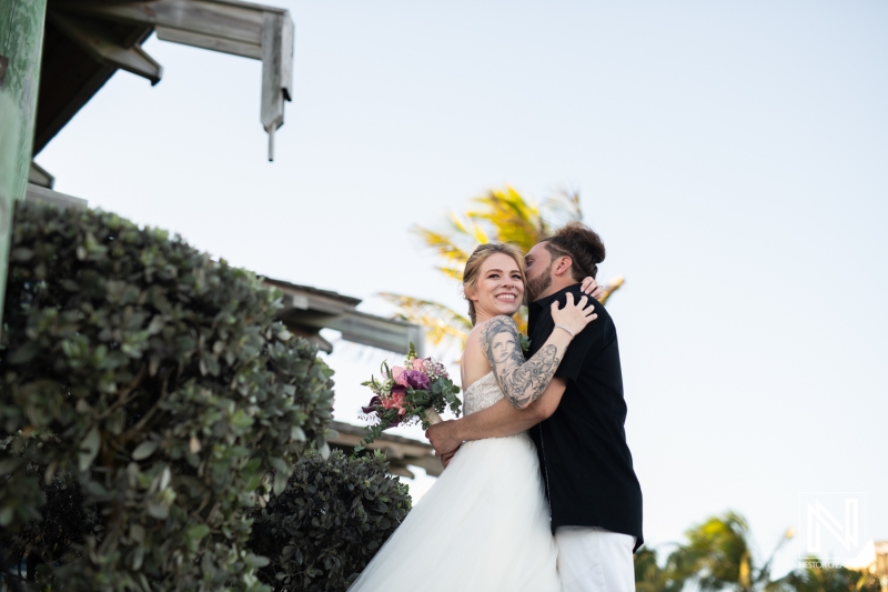 Bride and groom photoshoot session at Avila Beach Hotel