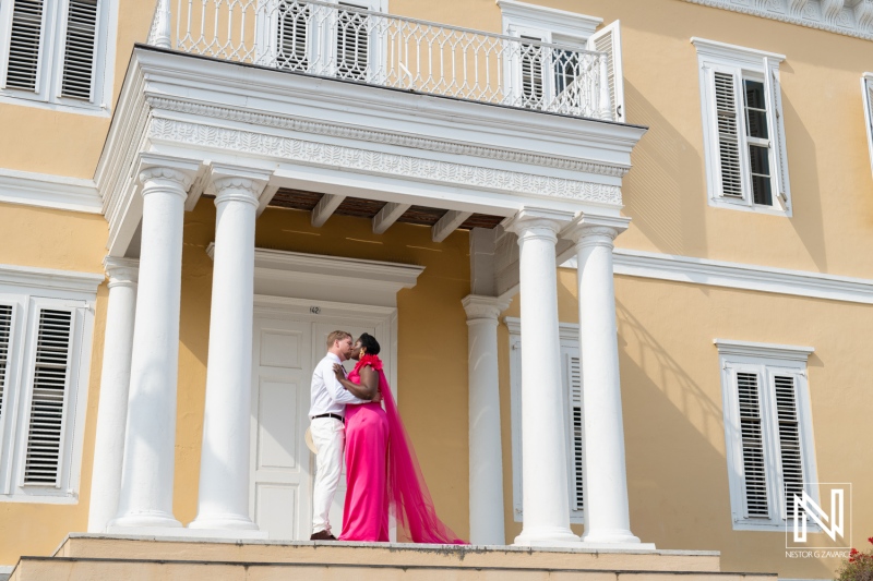 Bride and groom photoshoot session