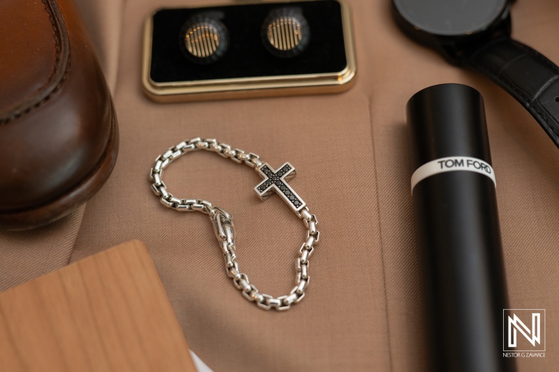 Unique wedding details at Avila Beach Hotel in Curacao showcase personal touches and treasures of the couple's special day