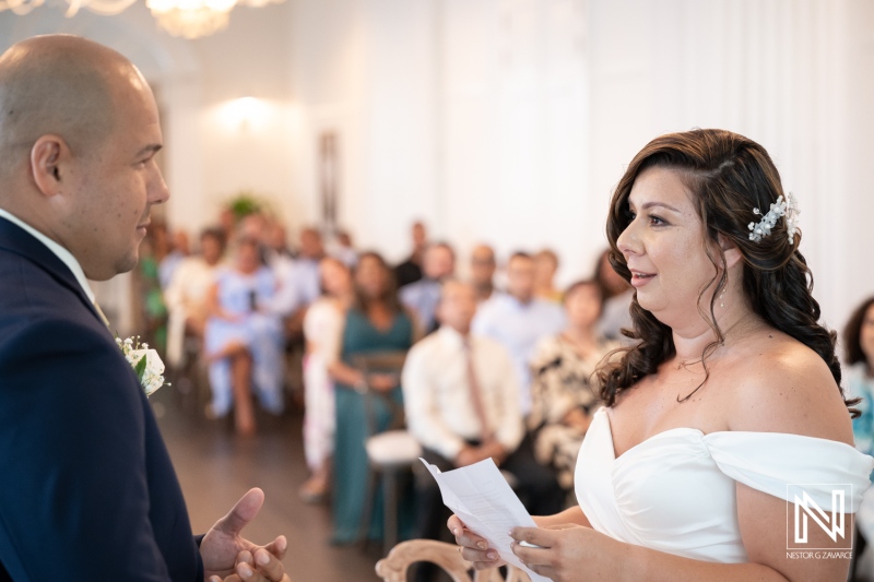 Unique wedding ceremony at Kranshi venue in Curacao captures heartfelt moments and emotions of the couple