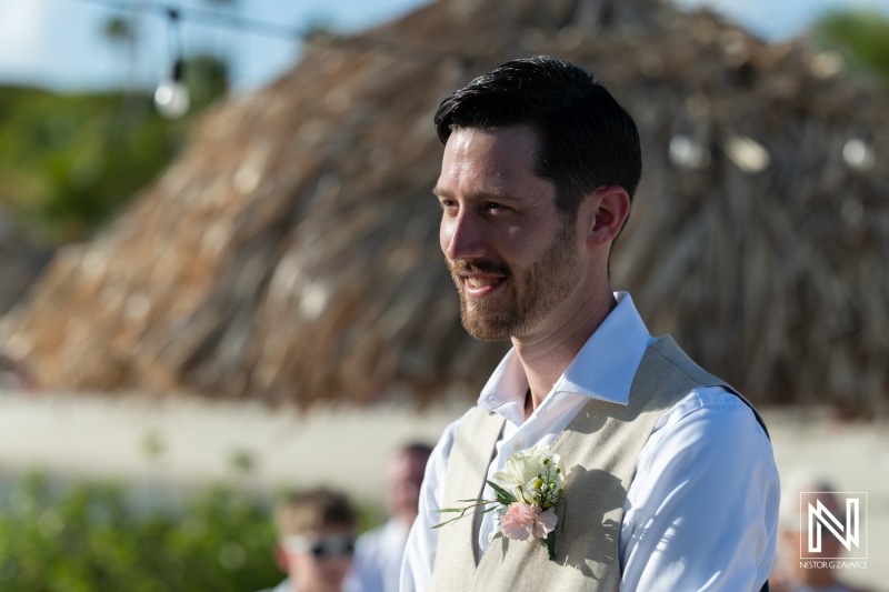 Groom waiting for the bride