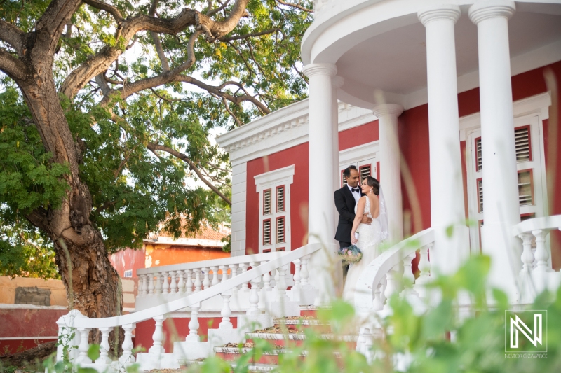 Bride and groom photoshoot session
