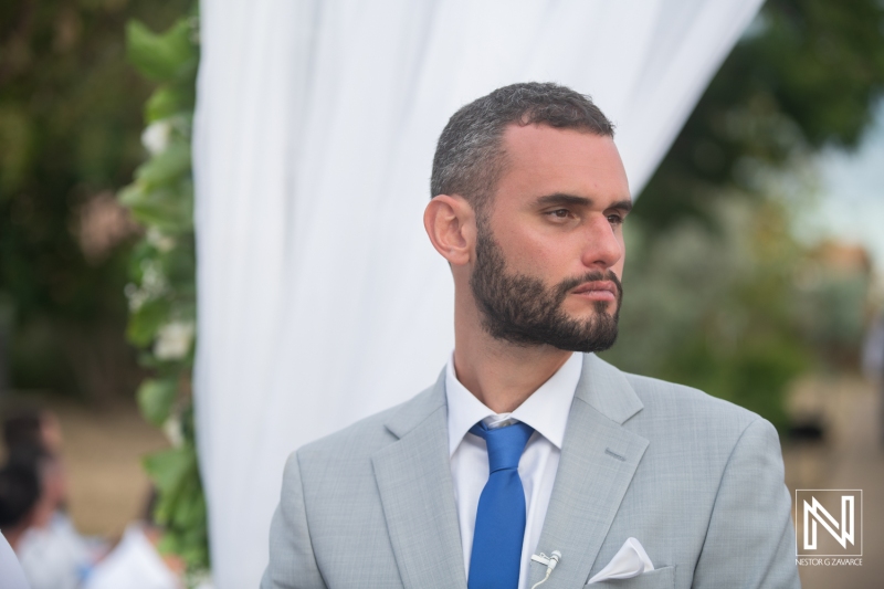 Groom waiting for the bride