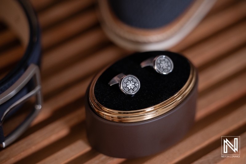 Wedding at Playa Hunku celebrates love with rings and details in Curacao