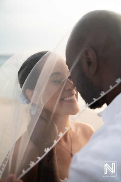 Bride and Groom sunset photoshoot