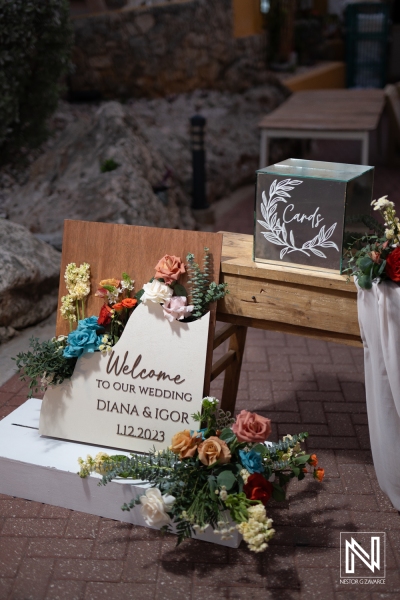 Reception decor