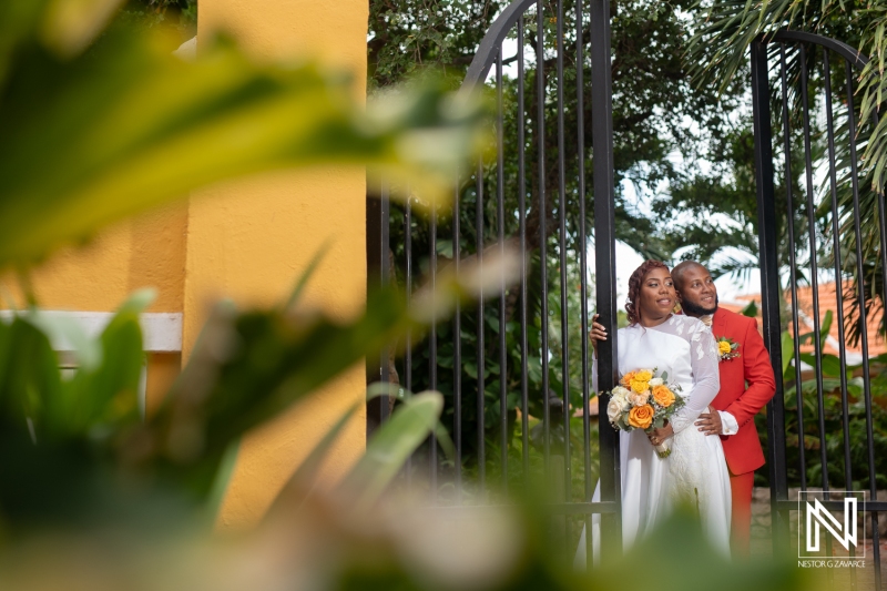 Bride and groom photoshoot session