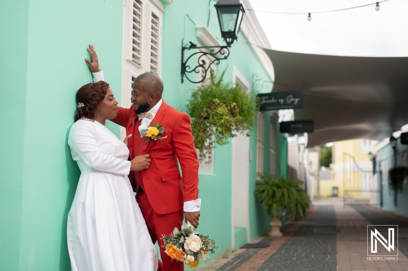 Bride and groom photoshoot session