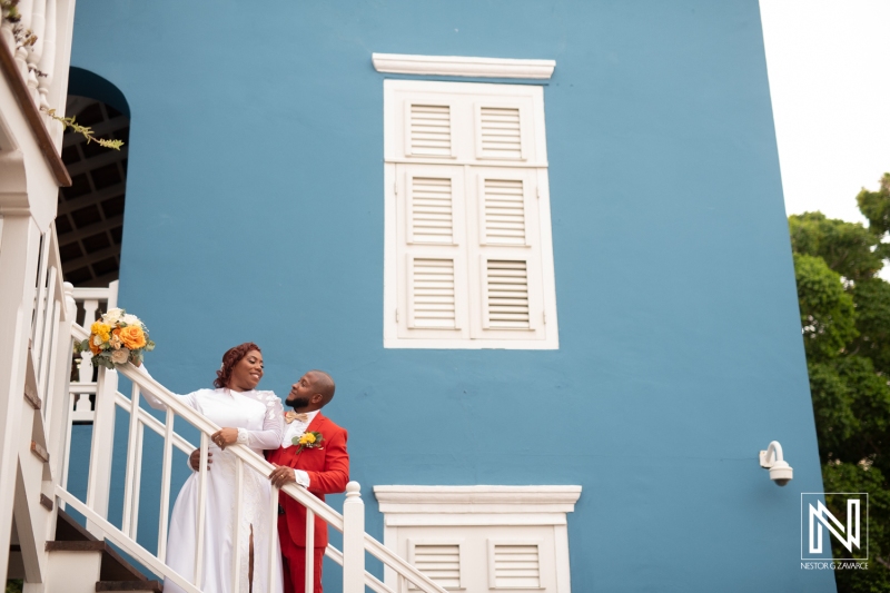 Bride and groom photoshoot session