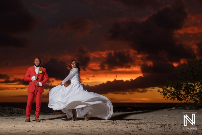 Bride and groom photoshoot session
