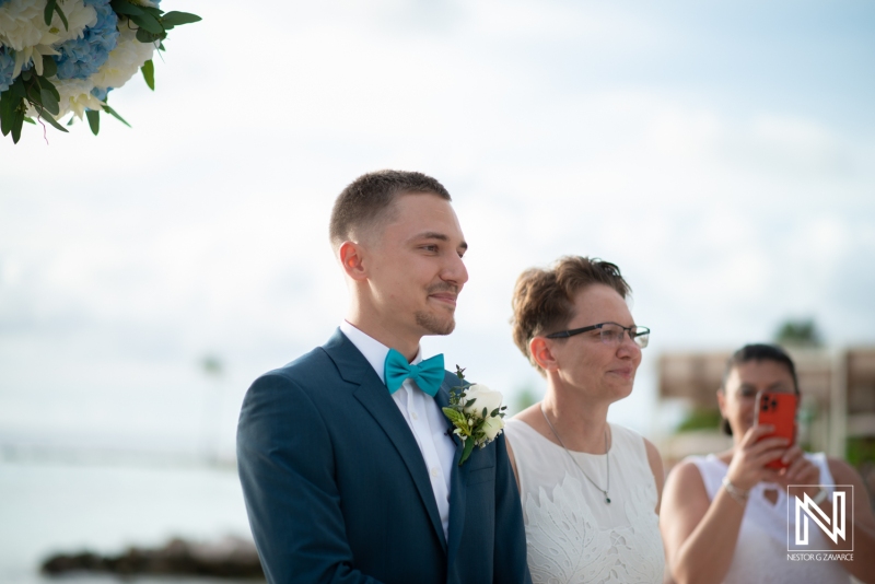 Groom first reaction