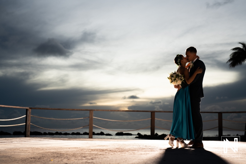 Bride and groom photoshoot