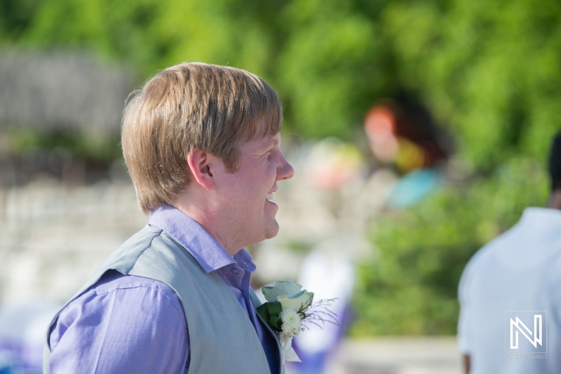 Groom waiting for bride