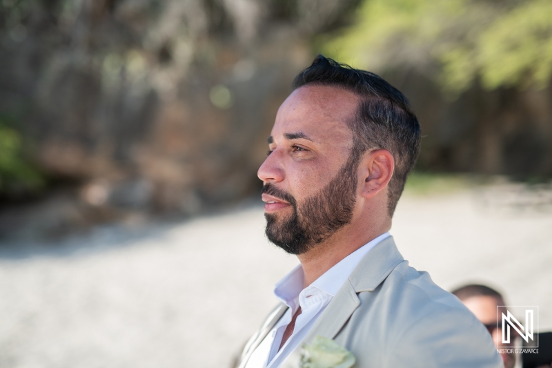 Groom waiting for the bride