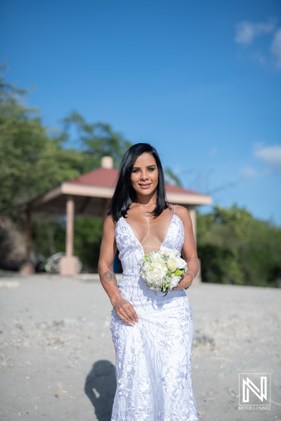 Bride walking down the isle