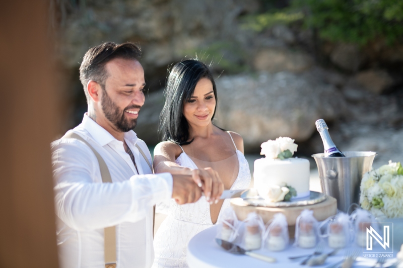 Cutting the cake