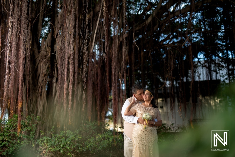 Bride and groom photoshoot session