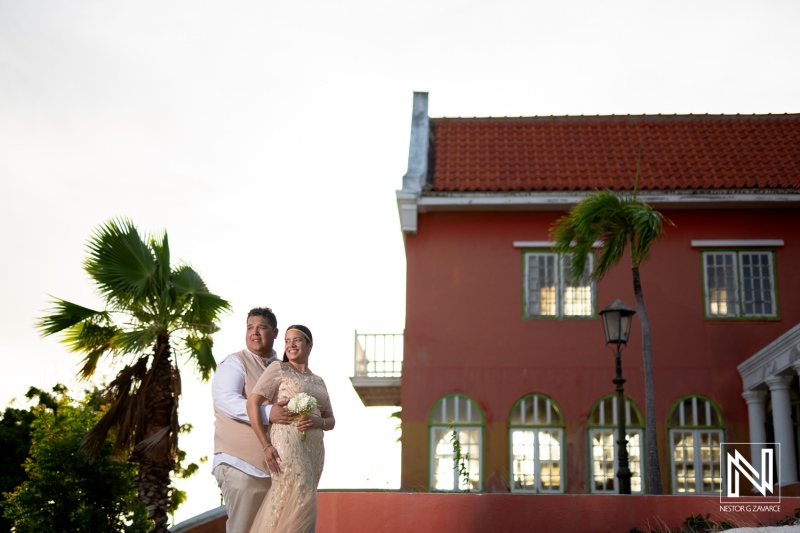 Bride and groom photoshoot session