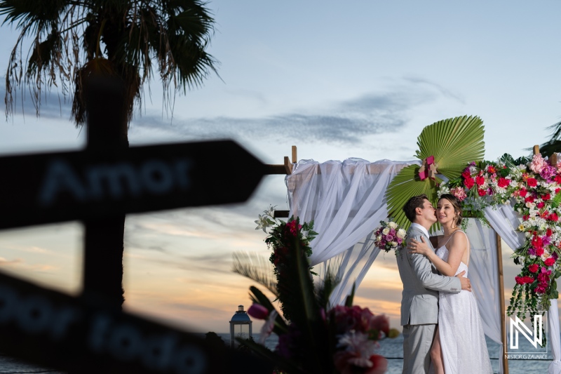 Bride and groom photoshoot session