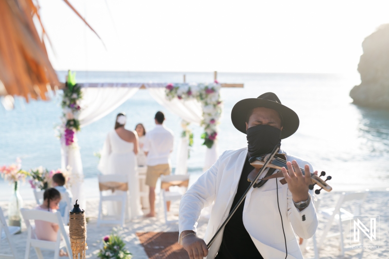 Violinist at the wedding