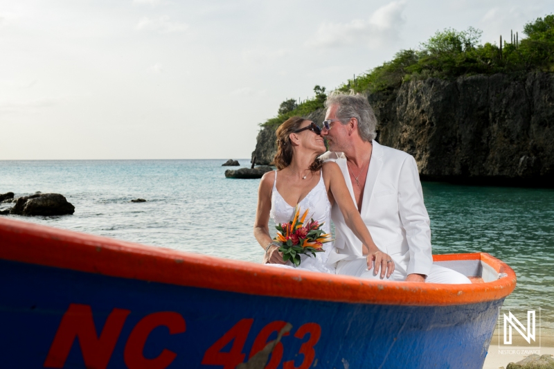 Destination Wedding at Daaibooi Beach