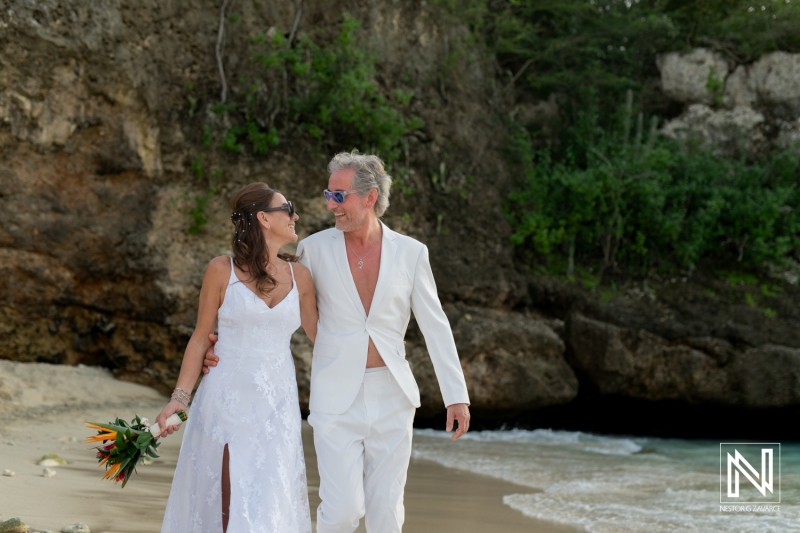 Destination Wedding at Daaibooi Beach