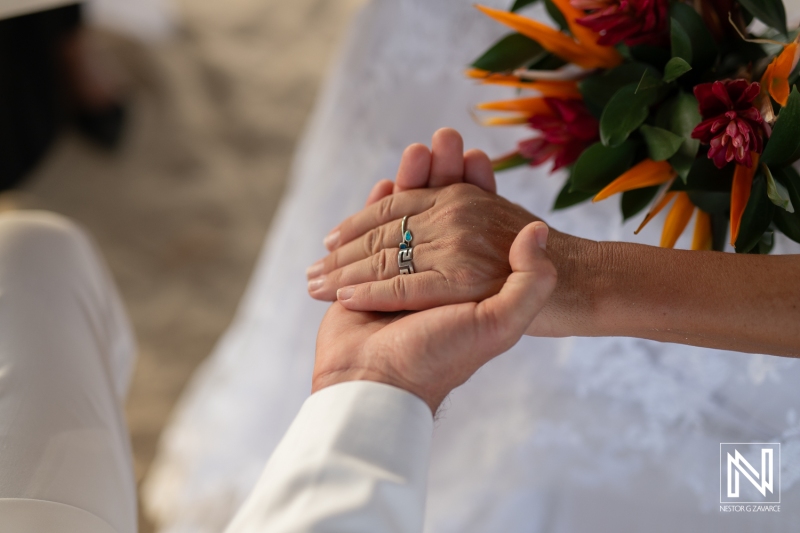 Couple's hands