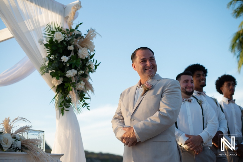 Groom first reaction