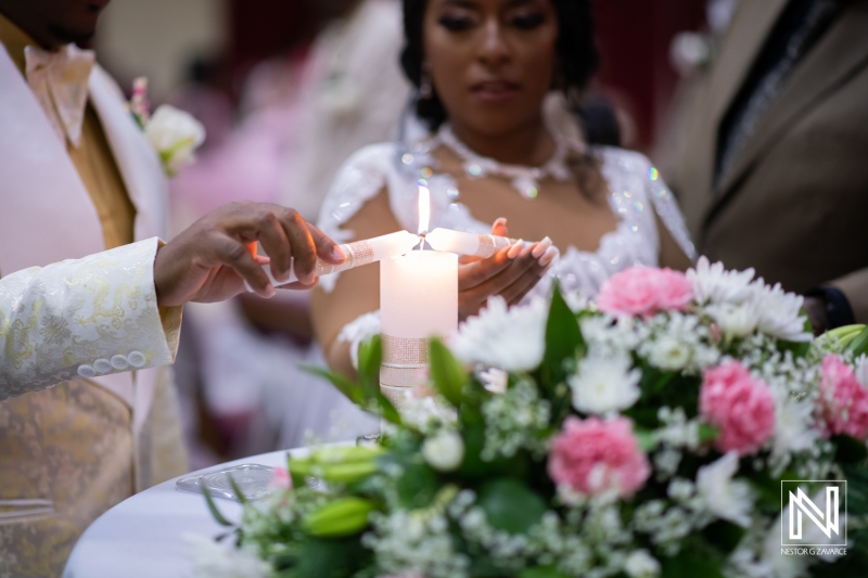 Lighting the candle