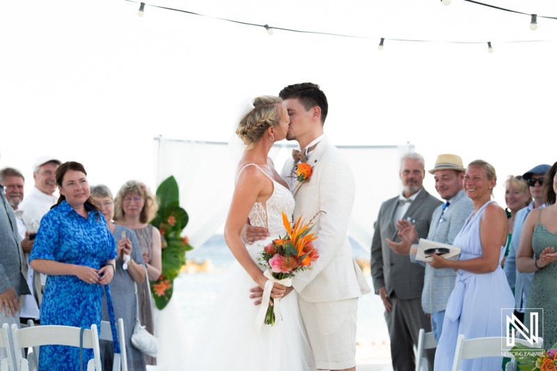 Wedding kiss