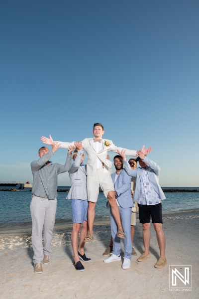 Groom with grooms men