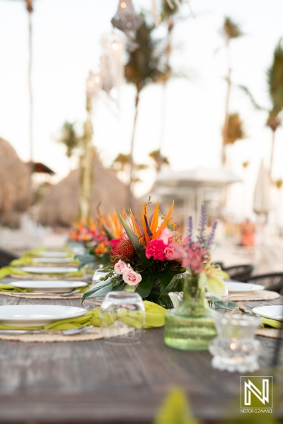 Reception decor