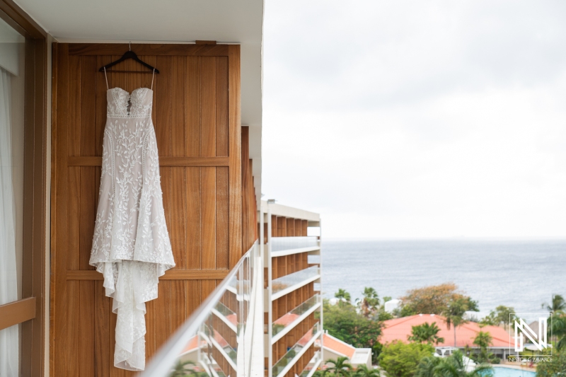 Bride's dress